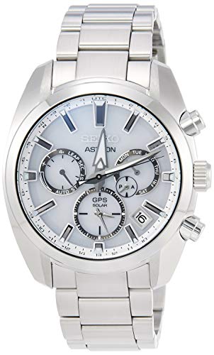 [セイコーウォッチ] 腕時計 アストロン ASTRON(アストロン) ソーラーGPS衛星電波 ワールドタイム機能 デュアルタイム表示 デュアルカーブサファイアガラス SBXC047 メンズ シルバー